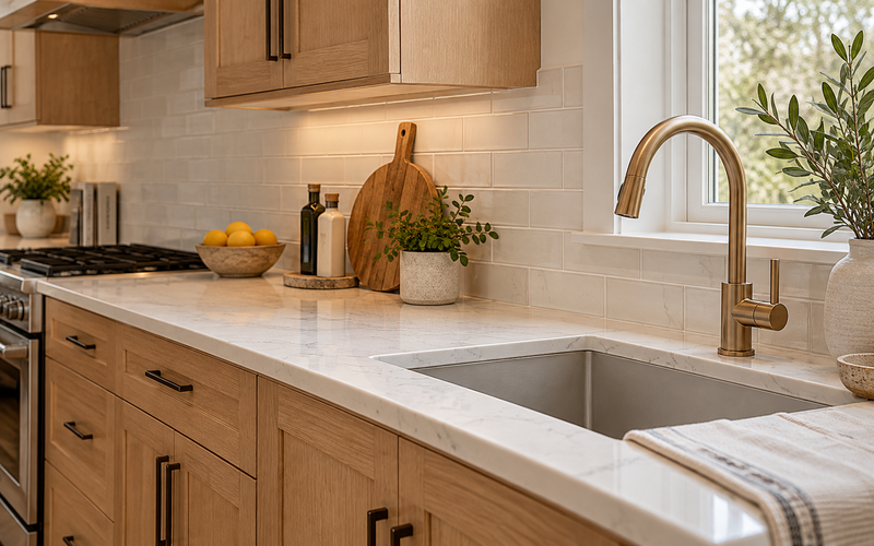 Update Countertops and Backsplashes Together