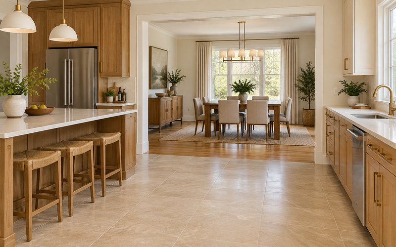 Coordinate Flooring, Paint, and Finishing Details